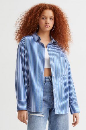 H&M: el vestido por 19,99 euros que no quitarás ni en los días más fríos 36 Merca2.es Camisa oversize de algodón