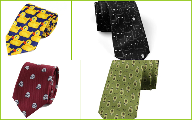 Las corbatas más locas y divertidas de Aliexpress para sorprender a tus amigos