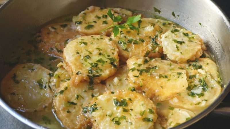 Preparación de las patatas