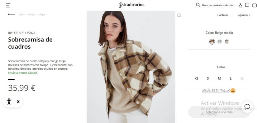 Sobrecamisa de cuadros