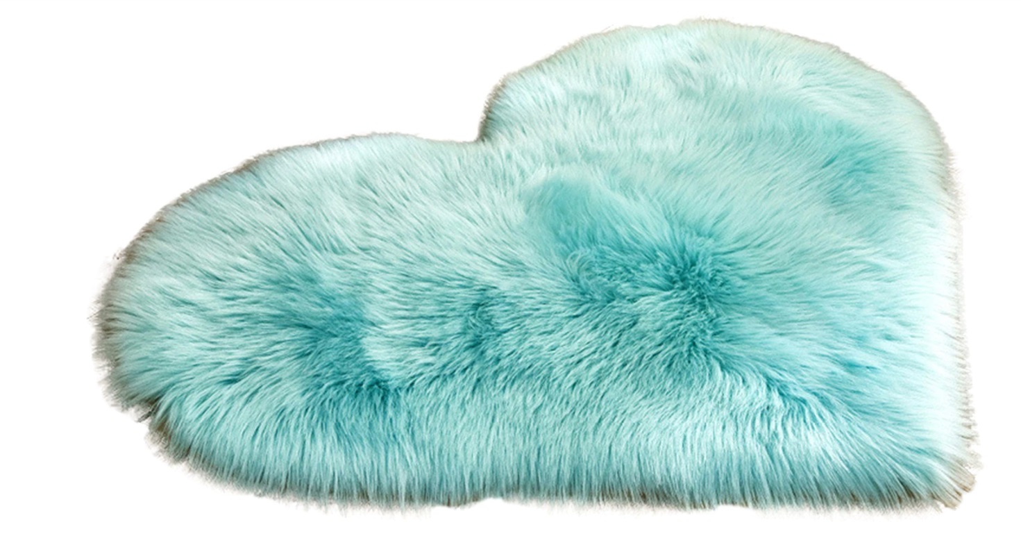 Alfombras de pelito de Aliexpress para aportar calidez y estilo a tu salón 16 Merca2.es alfombra corazón