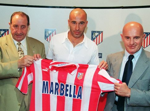 Atletico Madrid's new coach and former Italian soc