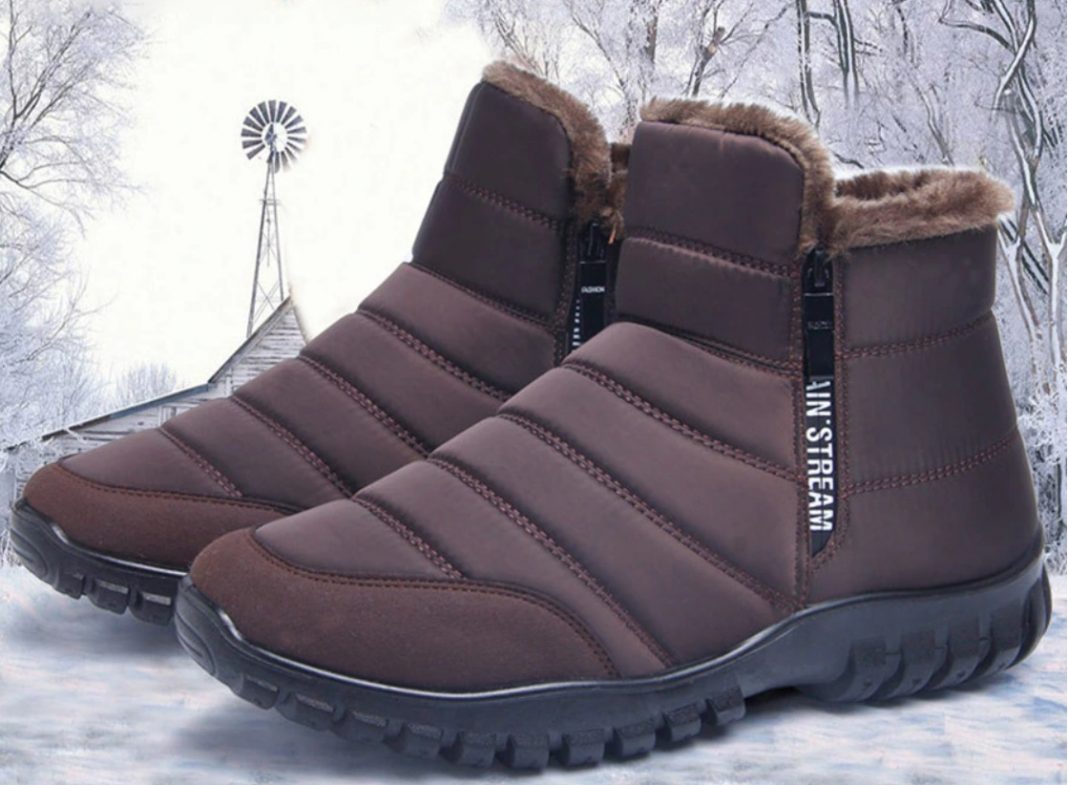 botines de nieve
