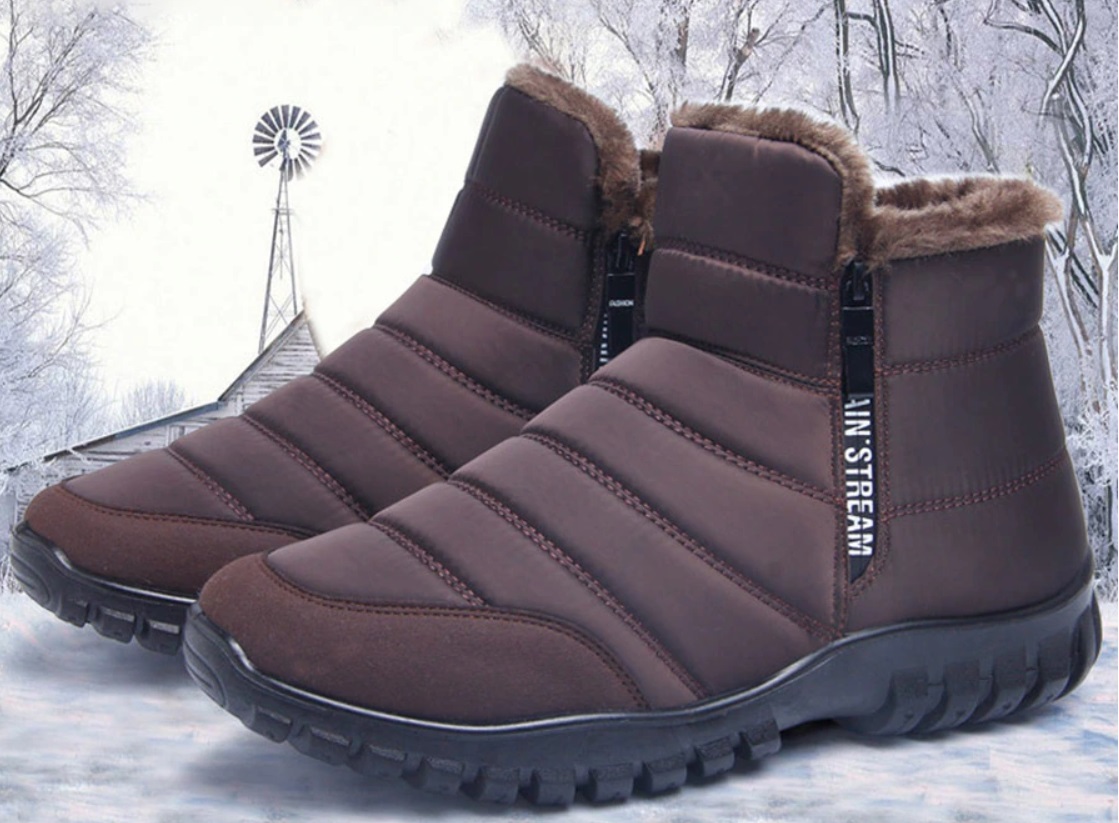 botines de nieve