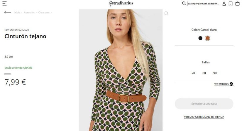 Cinturón Tejano- Stradivarius