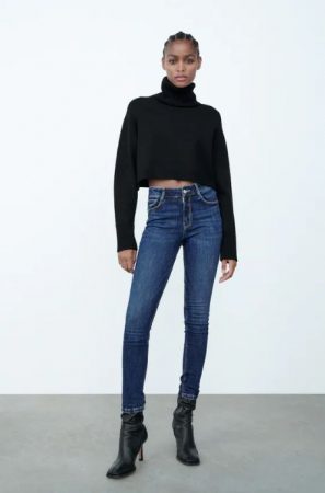 Zara: 10 vaqueros en oferta que te quitan dos tallas de encima 34 Merca2.es Jeans mid rise sculpt