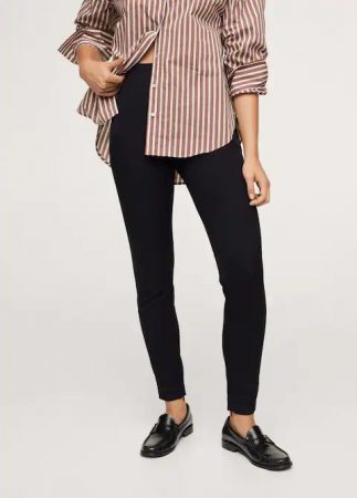  Leggings algodón cremallera  