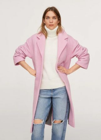 Abrigo lana oversize  