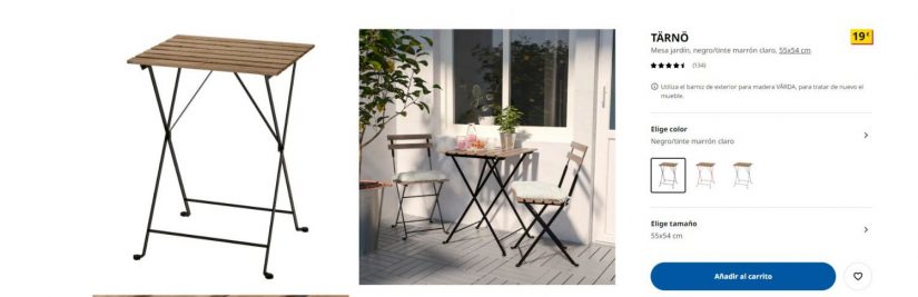 Ikea tiene la mesa perfecta para cualquier sitio de tu casa por 7 euros 33 Merca2.es TÄRNÖ IKEA