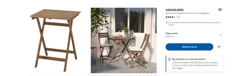 Ikea tiene la mesa perfecta para cualquier sitio de tu casa por 7 euros 34 Merca2.es ASKHOLMEN