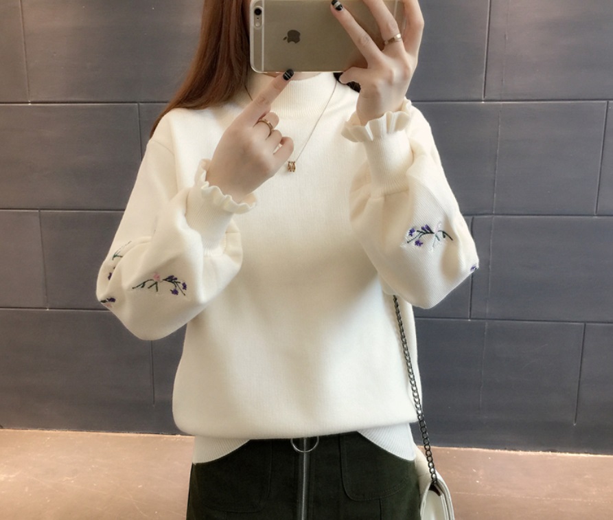 jersey bordado en mangas