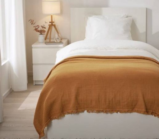 Ikea: 10 novedades de su nuevo catálogo para arrasar en 2022 16 Merca2.es Manta Vallkrassing de IKEA