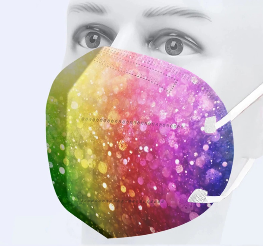 mascarilla multicolor