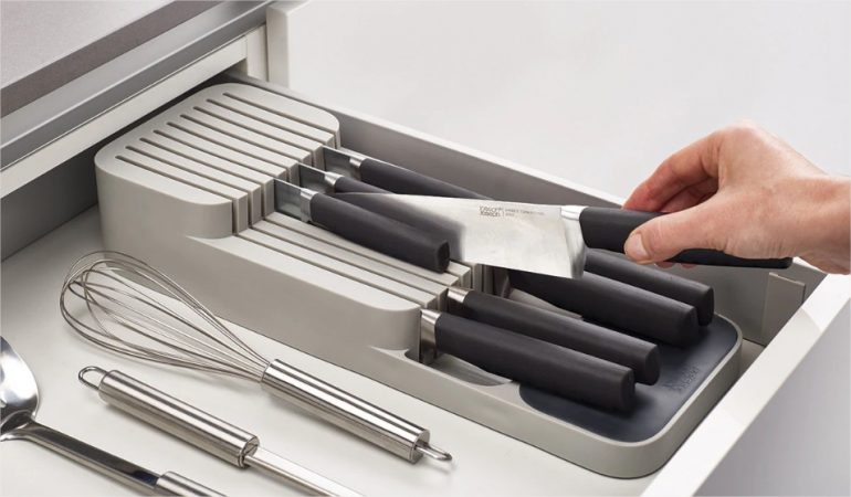 organizador cuchillos compacto