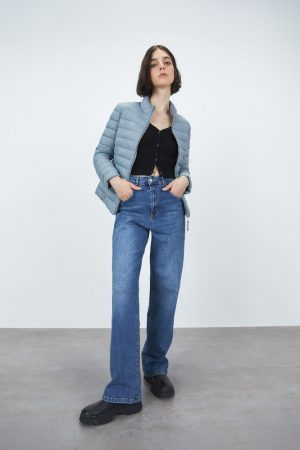 Chaqueta de plumas con cremallera