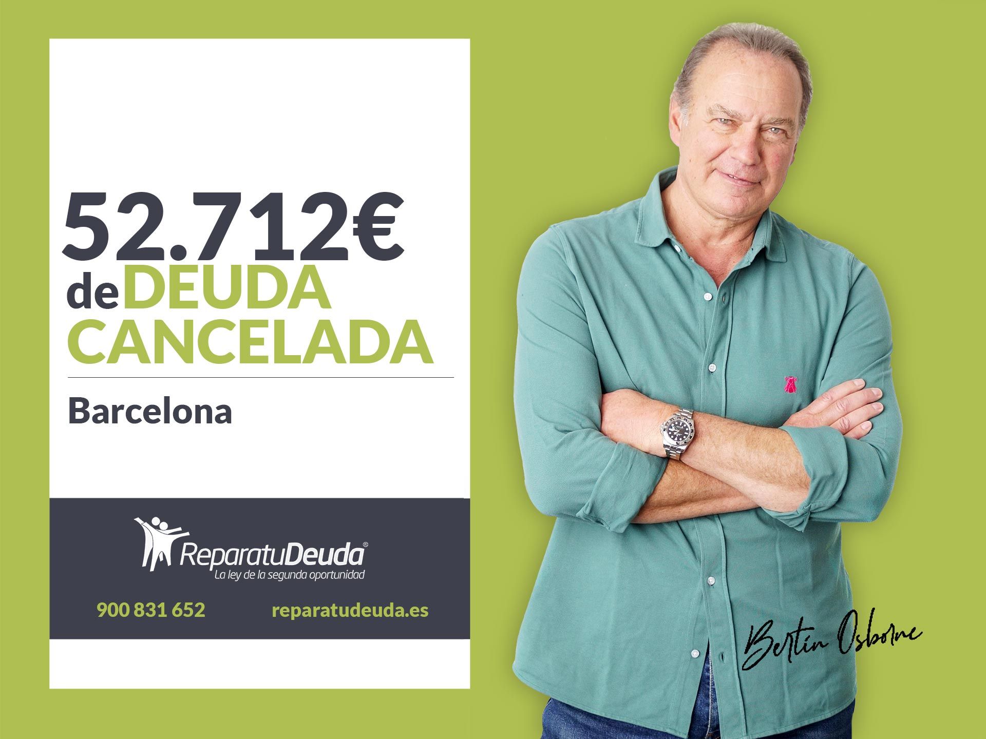 Repara tu Deuda Abogados cancela 52.712€ en Barcelona (Catalunya) con la Ley de Segunda Oportunidad