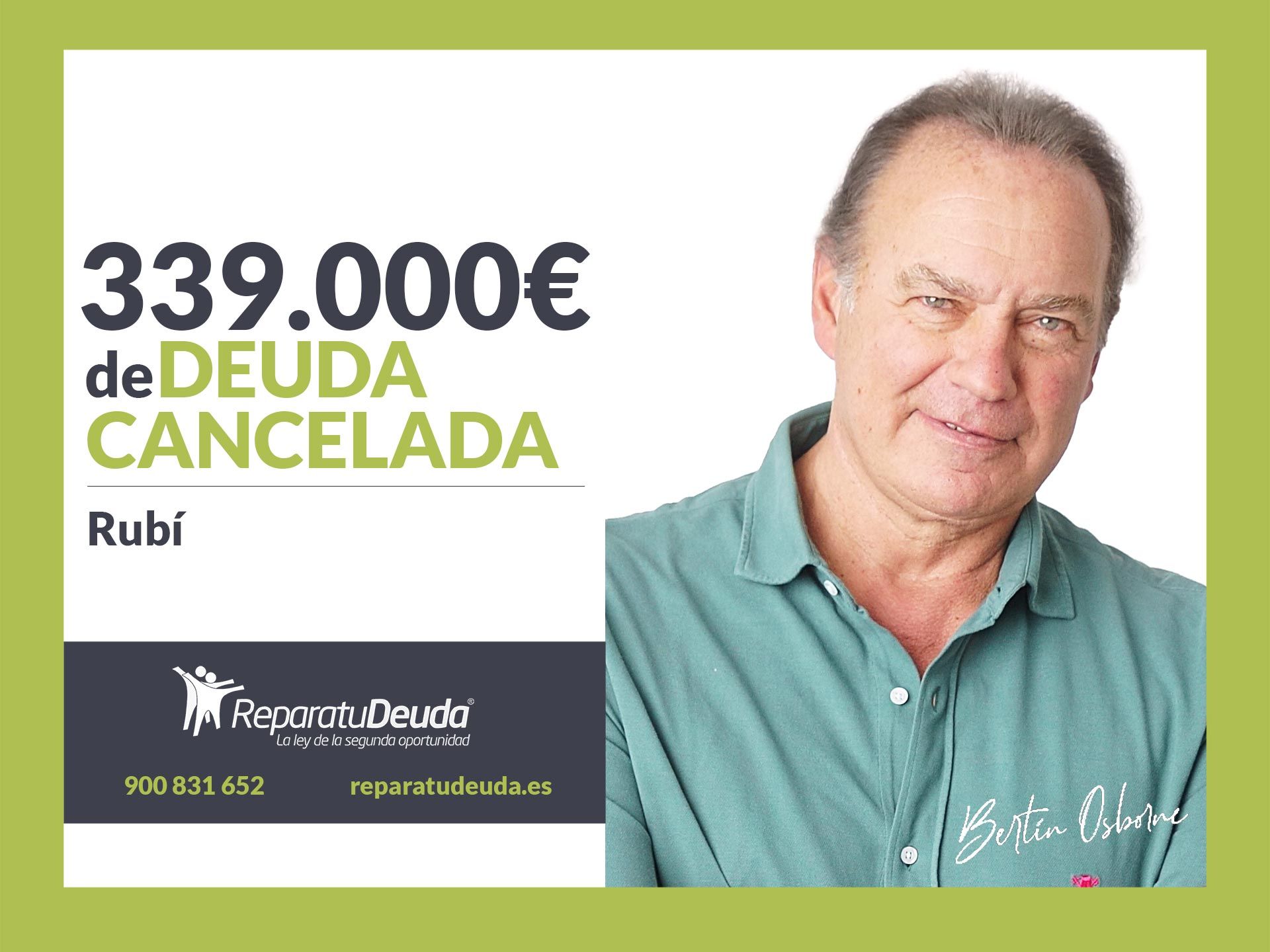 Repara tu Deuda Abogados cancela 339.000€ en Rubí (Barcelona) con la Ley de la Segunda Oportunidad