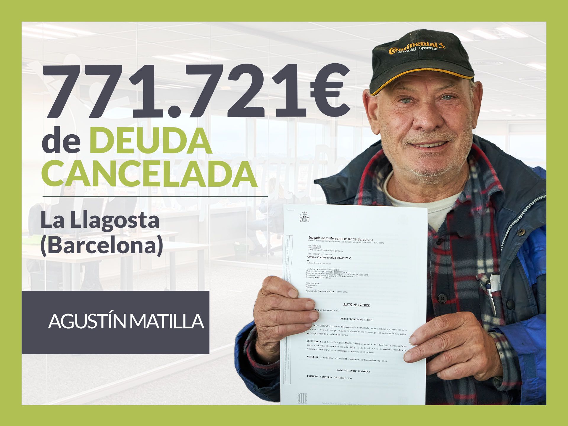Repara tu Deuda Abogados cancela 771.721 € en Barcelona (Catalunya) con la Ley de Segunda Oportunidad