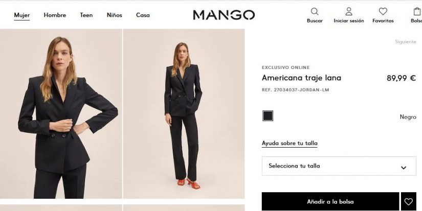 El jersey más especial de Mango para brillar en fechas señaladas 21 Merca2.es Americana traje lana