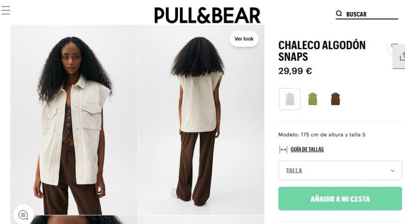 Chaleco algodón snaps