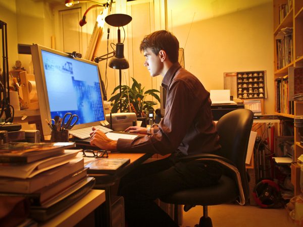 Mitarbeiter im Homeoffice 1200 Merca2.es