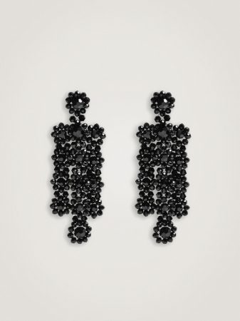 Pendientes Largos Con Abalorios  