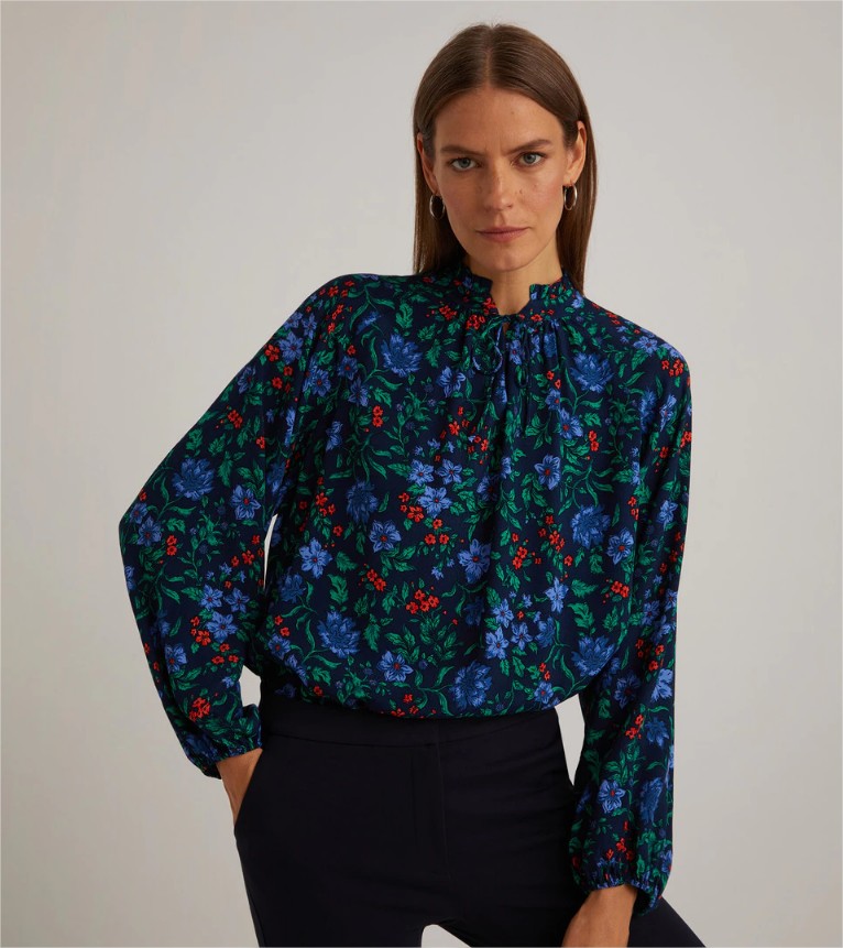 blusa flores el corte ingles
