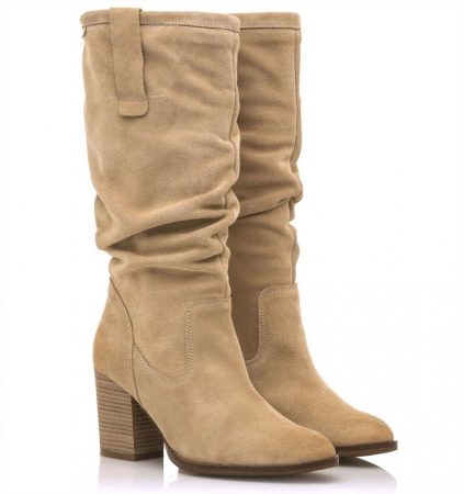 botas caña arrugada mustang el corte ingles