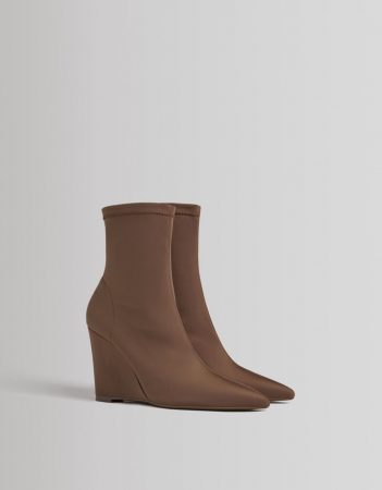 Botines de cuña de Bershka
