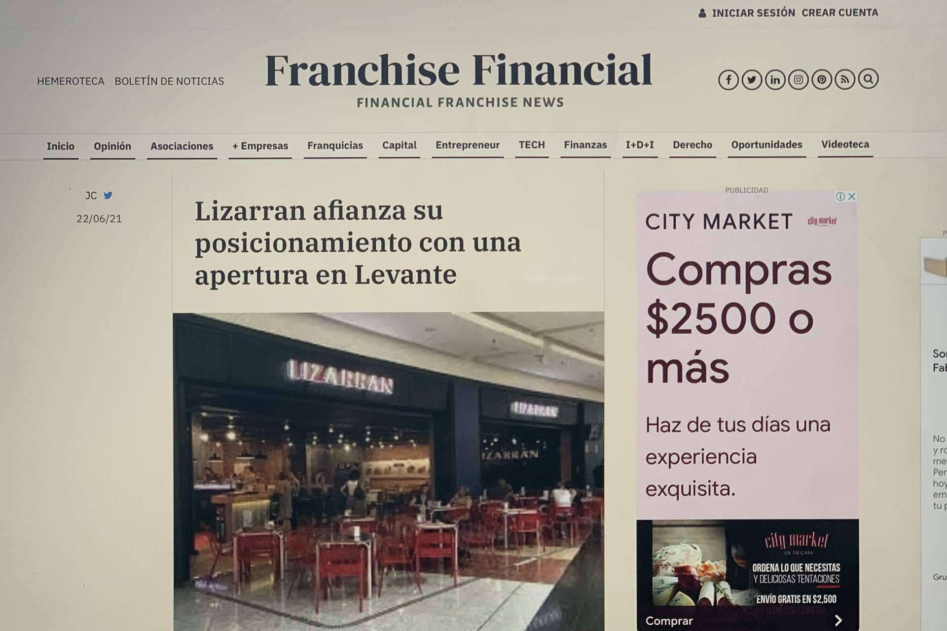 El primer diario digital financiero sobre franquicias y expansión de negocios es Franchise Financial El primer diario digital financiero sobre franquicias y expansión de negocios es Franchise Financial
