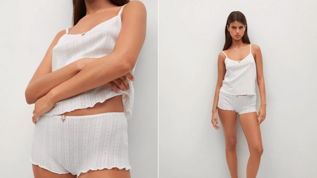 pijama de algodón Mango