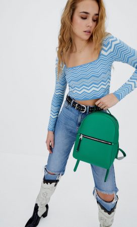 Mochila con cremallera