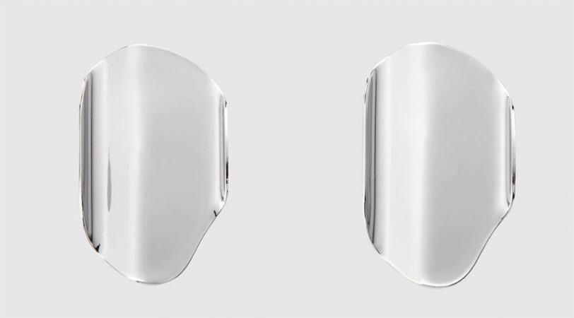 pendientes plateados