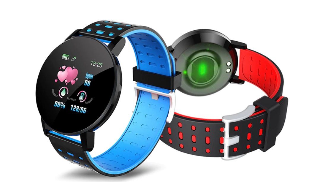 reloj con correa de color