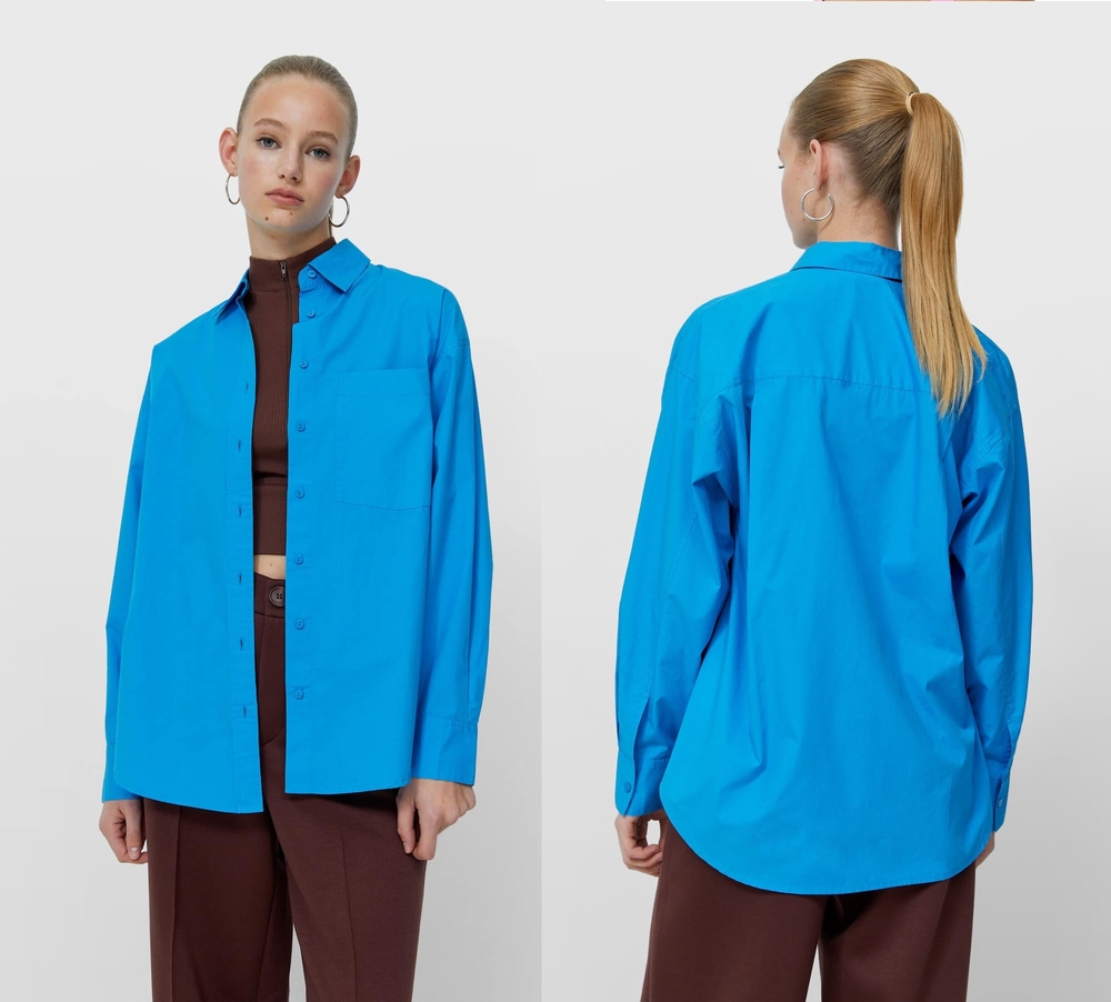 camisa azul