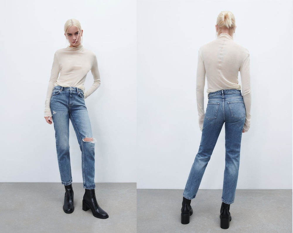 jeans lisos