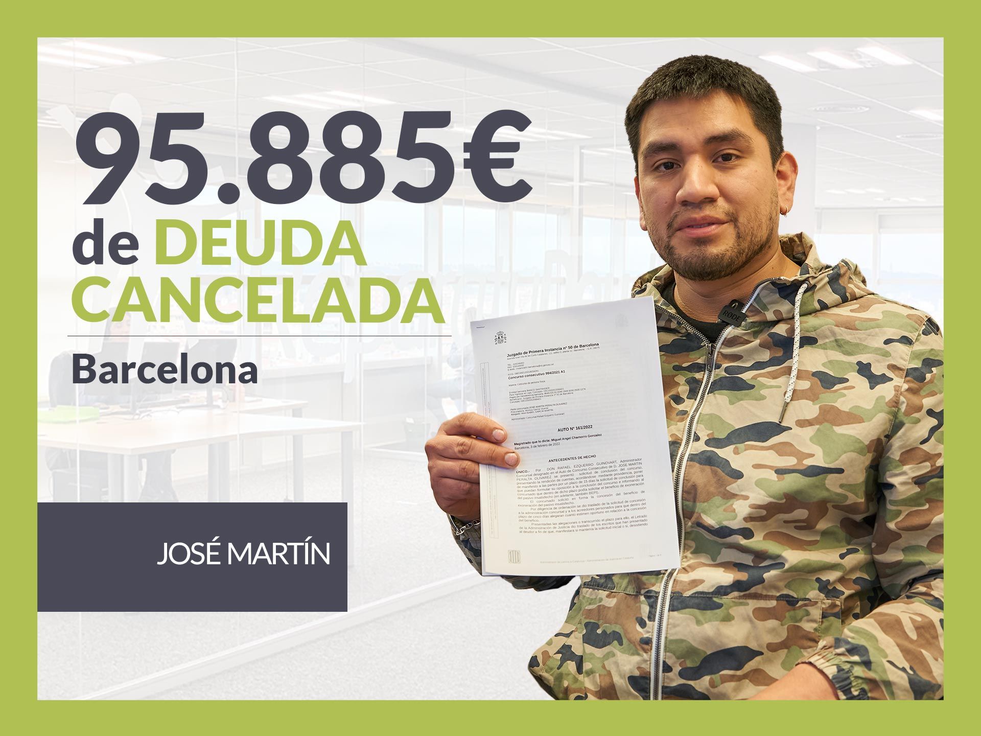 Repara tu Deuda Abogados cancela 95.885€ en Barcelona (Catalunya) con la Ley de Segunda Oportunidad