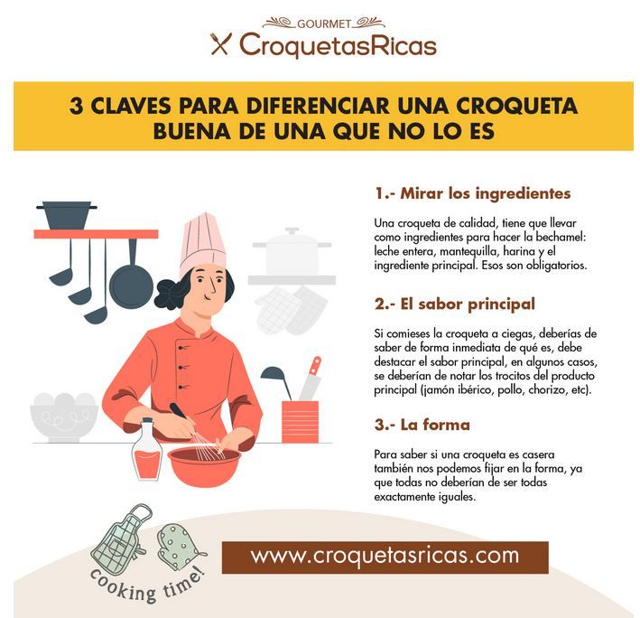 Cómo saber si una croqueta es de calidad