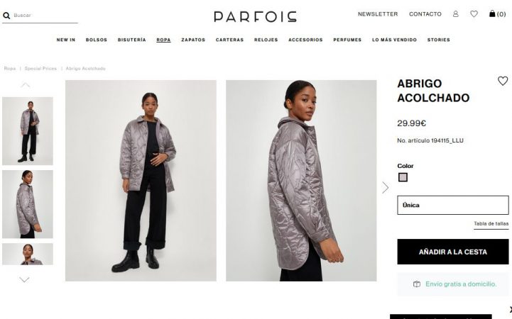 Parfois: el vestido estampado y otras prendas de primavera en rebajas 32 Merca2.es Abrigo Acolchado- Parfois
