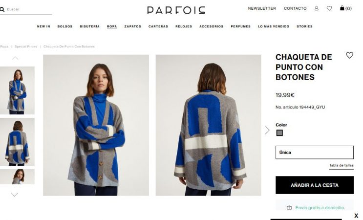 Parfois: el vestido estampado y otras prendas de primavera en rebajas 35 Merca2.es Chaqueta De Punto Con Botones