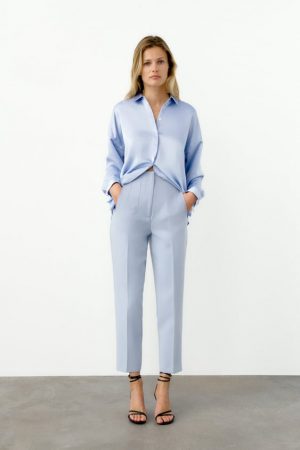 Básicos de Zara para llenar tu armario en primavera por poco dinero 22 Merca2.es Pantalón tiro alto Zara