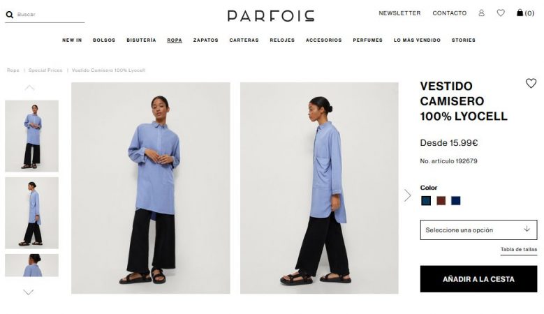 Parfois: el vestido estampado y otras prendas de primavera en rebajas 33 Merca2.es Vestido Camisero 100% Lyocell