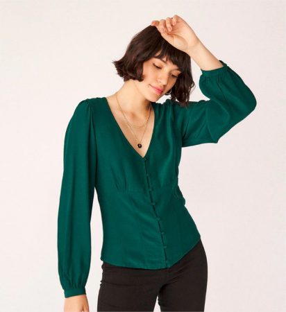 El Corte Inglés: 10 prendas especiales para lucir mejor que nunca 16 Merca2 blusa manga abullonada naf naf el corte ingles