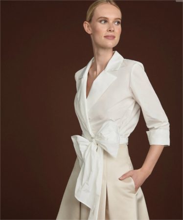 blusa solapas lazo woman fiesta