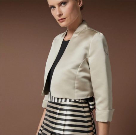 chaqueta bolero satinada woman fiesta