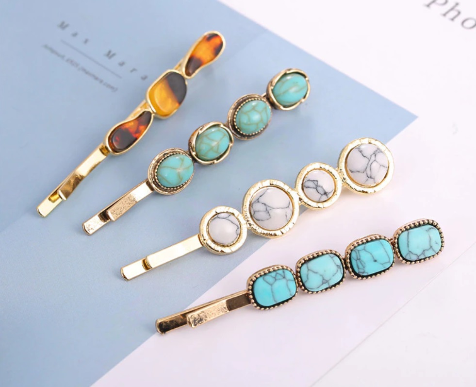 horquillas con piedras