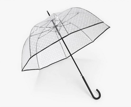 paraguas transparente calaveras scalpers