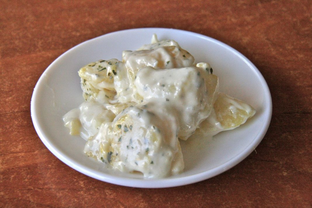 patatas con bechamel