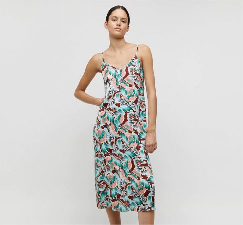 vestido tirantes estampado sfera