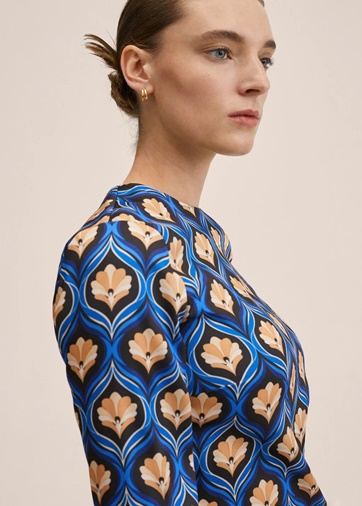 Vestidos estampados Mango original